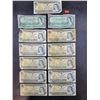 Image 1 : Canadian 1 Dollar Bill Lot