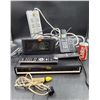 Image 1 : Pure AV Power Bar, Alarm Clock, Pace Cable Box, & Telephone