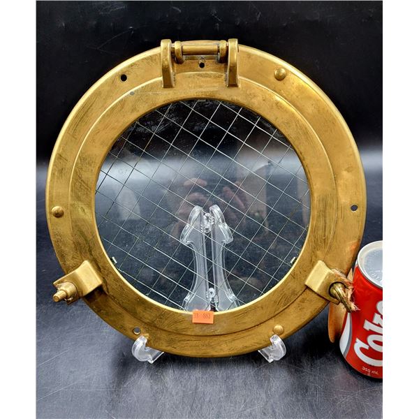 Antique Nautical Brass Ship Porthole 12"