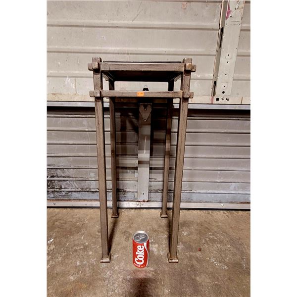 Heavy Metal Plant Stand w/ Marble Top