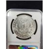 Image 2 : 1887 Morgan Dollar Graded MS63 (Uncirculated)