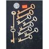 Image 1 : Lot Of 10 Vintage Skeleton Keys