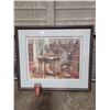 Image 1 : Framed & Signed Ghost Man Reading Print