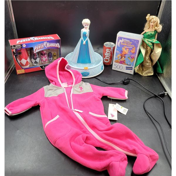 Infants Polo Pajama's & Toy Lot