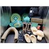 Image 1 : Slippers, Plates & Home Lot