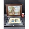 Image 1 : Framed Original Oil Painting & Framed Native Picture