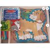 Image 1 : Melissa & Doug LACE AND TRACE cat dog turtle etc Wooden Panels and Laces Set