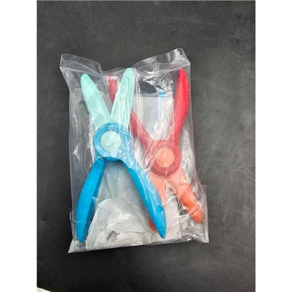 Lot of 3 Pair of Toddler Safety Scissors