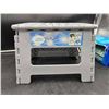 Image 1 : Folding Step Stool, holds 250 lbs, Open size 29 x 22 x 22cm, Closed Size 32 x 35 x 4cm