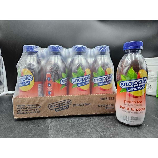 Snapple Peach TeaNaturally Flavoured Fruit Beverage (12 x 473ml)