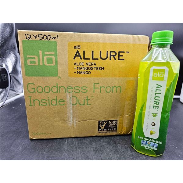 Alo Allure Aloe Vera, Mangosteen and Mango Beverage (12 x 500ml)