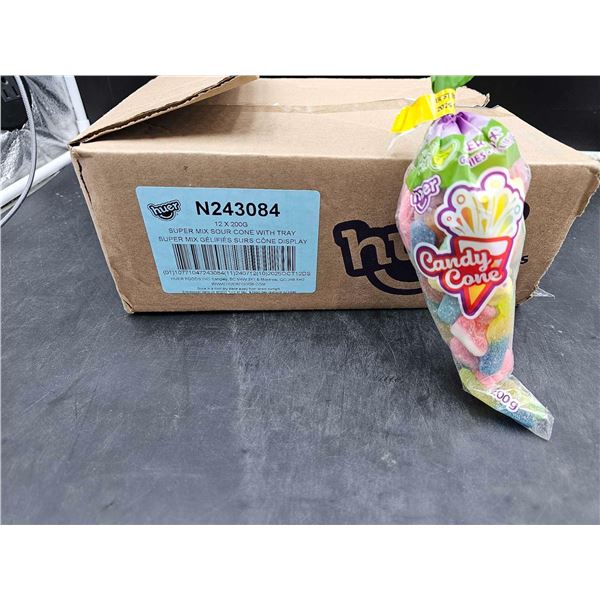 Huer Super Mix Sour Candy Cone (12 x 200g)