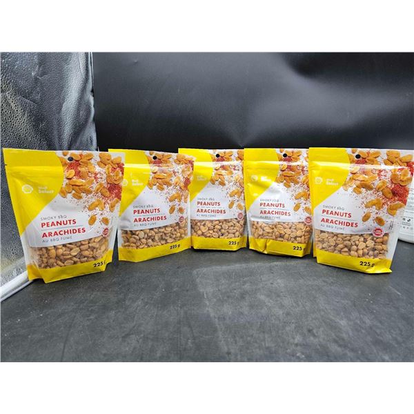 Smoky BBQ Peanuts (5 x 225g)