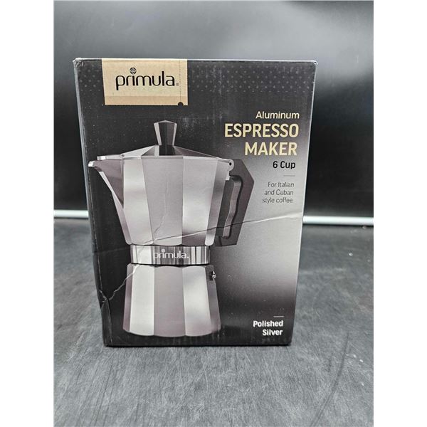 Primula Aluminum Espresso Maker 6 Cup