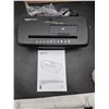 Image 2 : Amazon Basics 8 Sheet Strip-Cut Compact Shredder, no Basket