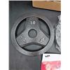 Image 3 : Cast iron Olympic 2in for Barbell 10lbs x 2