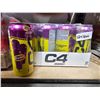 Image 1 : C4 Energy Drink X Grape Popsicle, Carbonated Sugar Free Pre Workout Performance 12x16oz