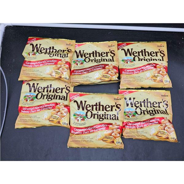 Werther's Original Caramel Hard Candies (6 x 135g)