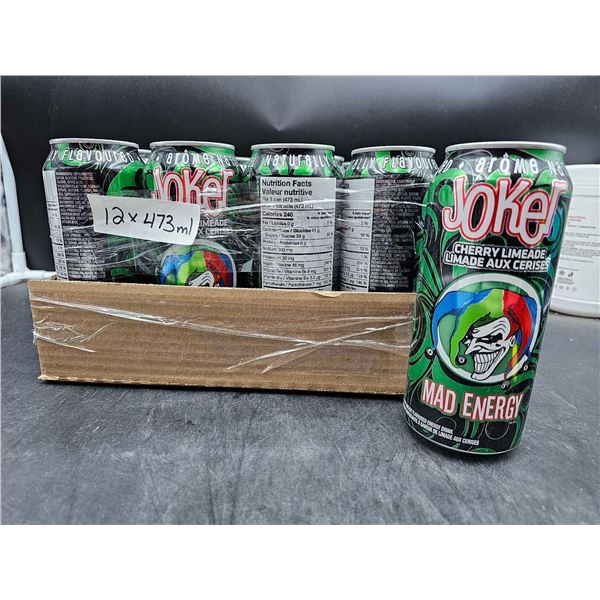 Joker Cherry Limeade Mad Energy Drink (12 x 473ml)