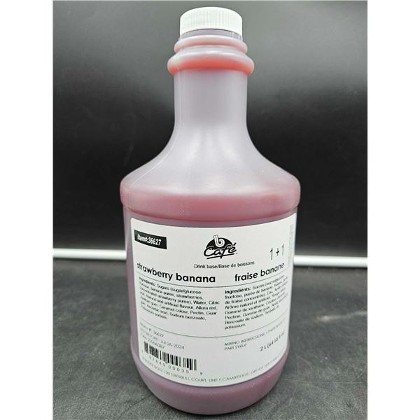 B Cafe' Strawberry Banana Drink Base (2L)