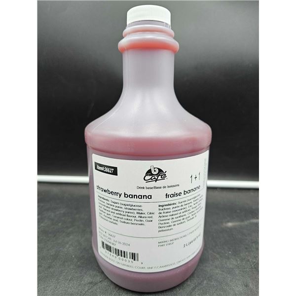 B Cafe' Strawberry Banana Drink Base (2L)