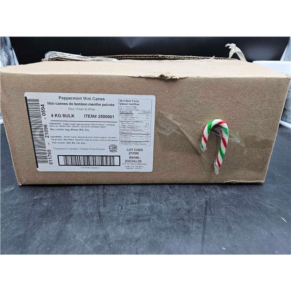 Peppermint Mini Canes (4kg Bulk)