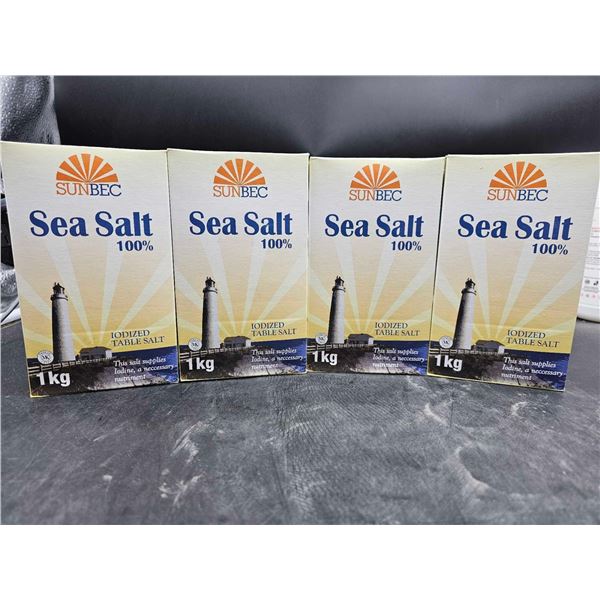 Sunbec Sea Salt (4 x 1kg)