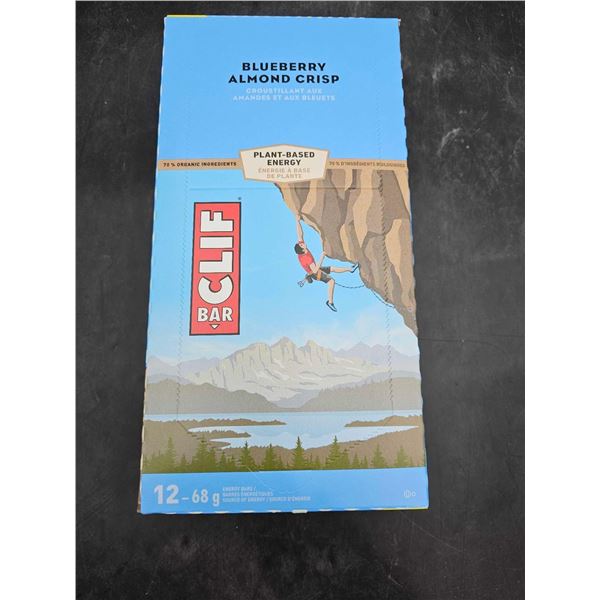 Clif Bar-Blueberry Almond Crisp Energy Bars (12 x 68g)