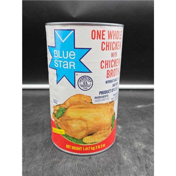 Blue Star One Whole Chicken with Chicken Broth (3lbs)