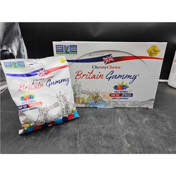 Cheery Chews Britain Gummy-Wild Berries (12 x 150g)