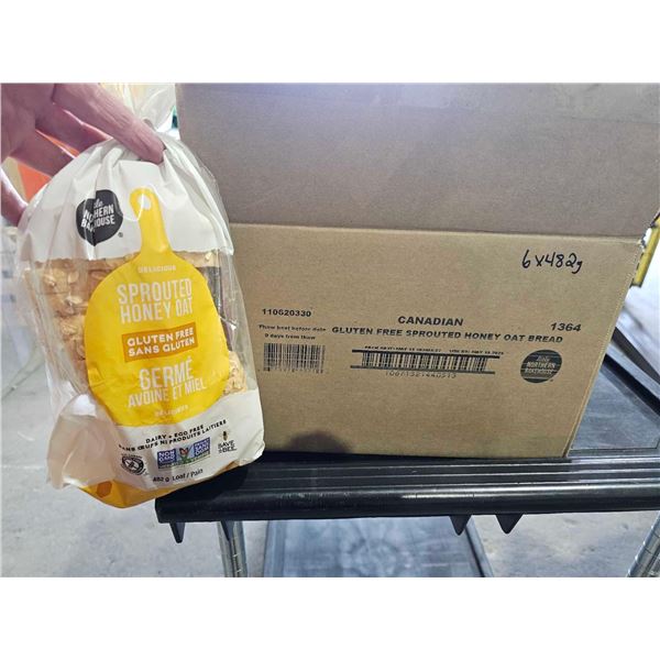 *FROZEN*** The Northern Bakehouse Sprouted Honey Oat, Gluten Free Bread 6x482g