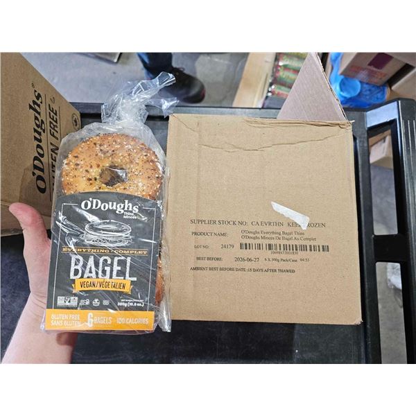 ***FROZEN*** O'Doughs Vegan Everything Bagels 6x300g