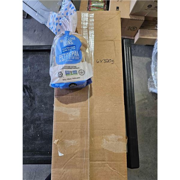 ***FROZEN***Little Northern Bakehouse Millet & Chia Gluten Free Buns 6x320g