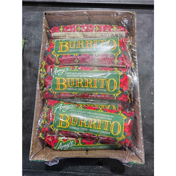***FROZEN*** Cheddar Cheese Burritos 12x170g