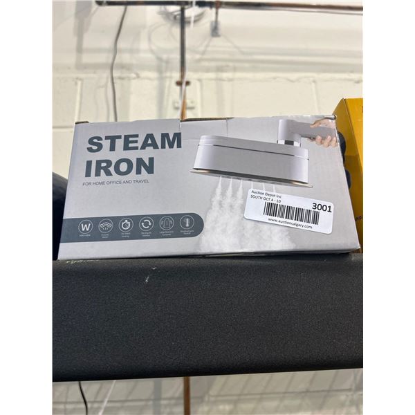 Portable clothing steam iron