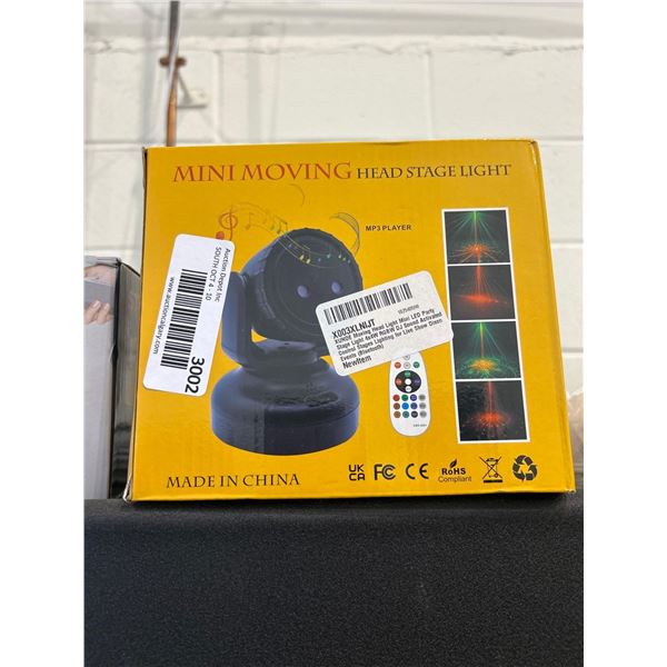 Mini moving LED head stage light with remote control