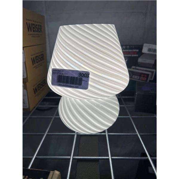 White ceramic bedside light