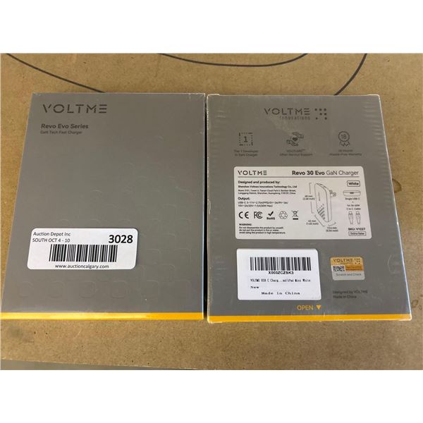 Voltme USB-C type fast charger, lot of 2