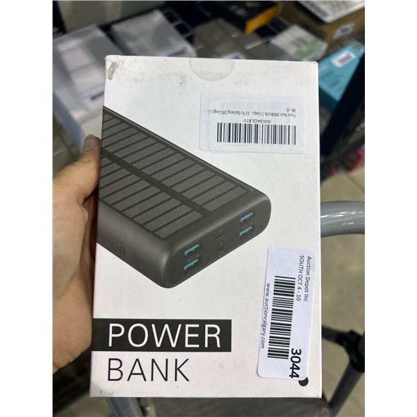 Solar powered portable power bank