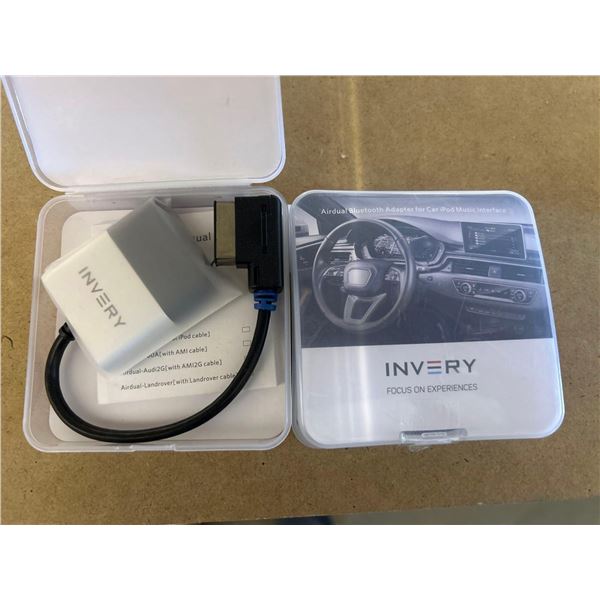 Invery airdual car bluetooth adapter, lot of 2