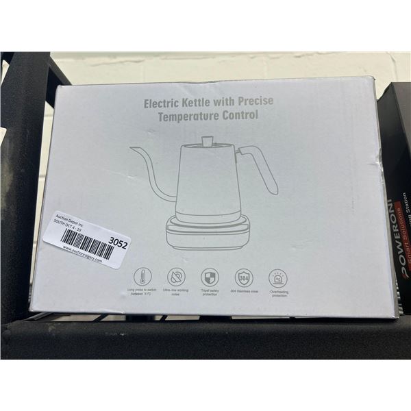 Fooikos black electric kettle