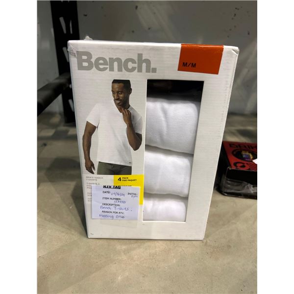 Bench Mens V-Neck White Size M