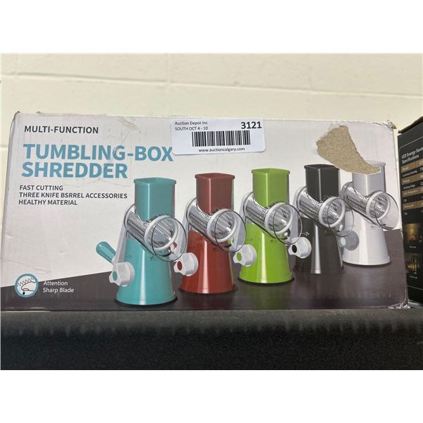 Multi Function Tumbler Box Shredder