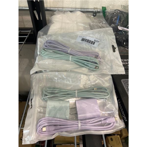 Lot of 2 Type-C to Lightening Chargers