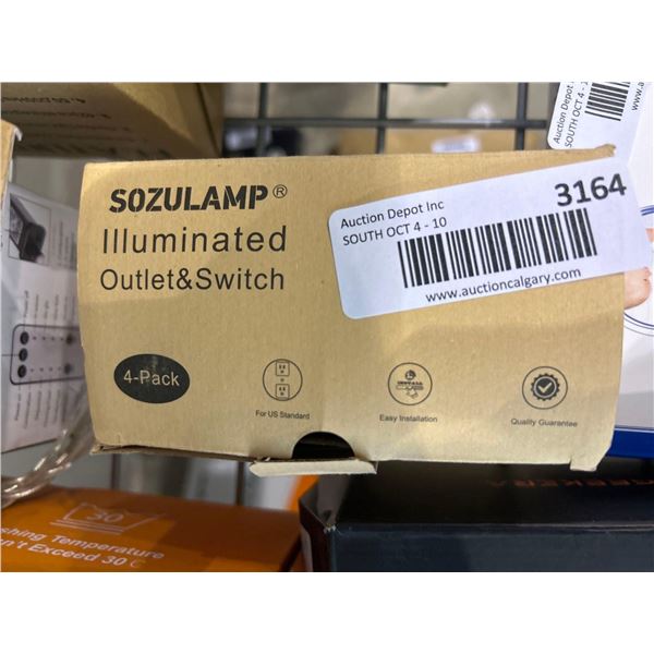 Sozulamp Illuminated Outlet & Switch