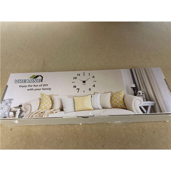 Vreaone Stick On Wall Clock