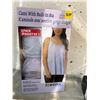 Image 1 : 2 Pack Cami With Built-In Bra Size Small