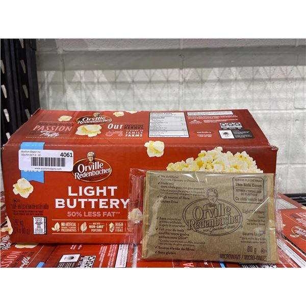 Orville Redenbacher Light Buttery Popcorn 24 x 80g
