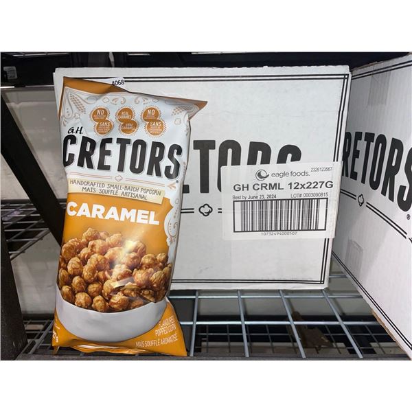 G.H Cretors Caramel Popcorn 12 x 227g