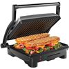 Image 1 : Chefman Panini Press Grill and Gourmet Sandwich Maker, Non-Stick Coated Plates, Opens 180 Degrees to